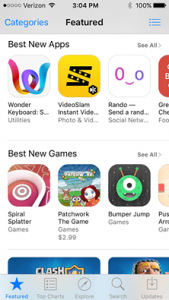 Patchwork was featured as one of the "Best New Games" on the App Store!