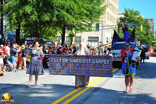 One of the carpet communities in the parade