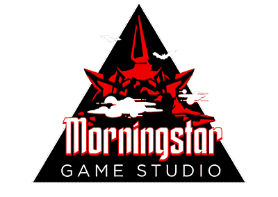 Logo for Morningstar Game Studio, lead by Matt Bitner – creator of A Robot Named Fight
