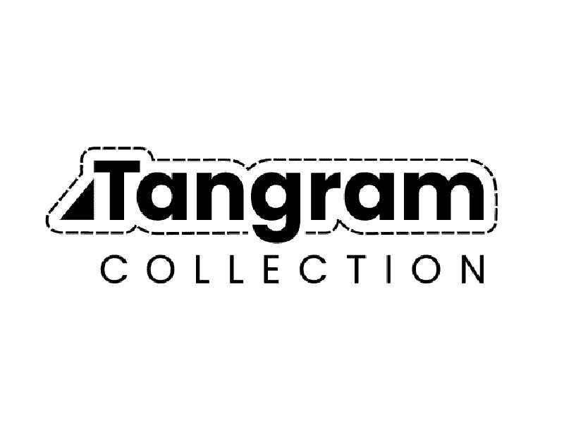 Black Tangram Collection logo against a white background